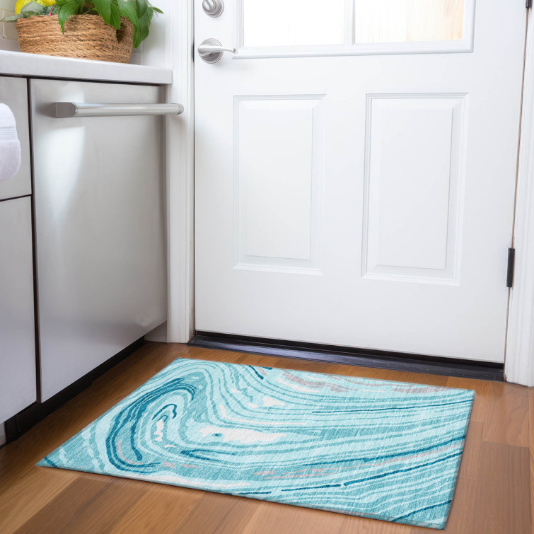 Premium Machine Washable Cossette AMF1051 Swirls Rug