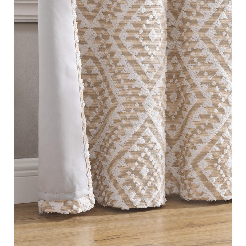Panneau de fenêtre simple occultant avec passe-tringle Swift Home, Beige, L 54 po x L 84 po