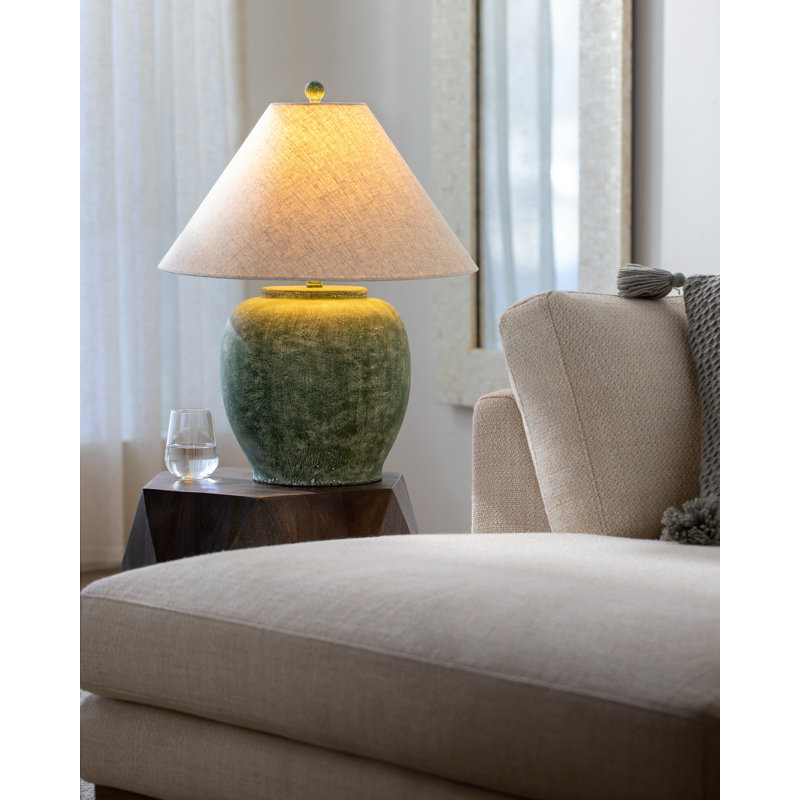 Lampe de table Kiku, Blé, Vert