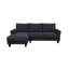 Canapé modulaire 96 po avec méridienne Lingeswaran-112660537