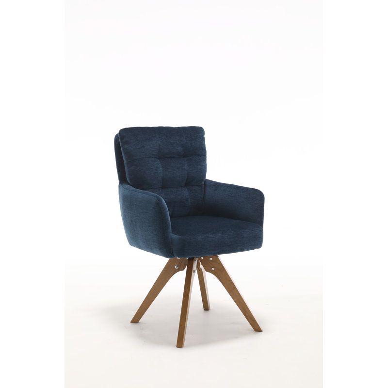 Persich 51cm H Foam Upholstered Accent Chair in Blue