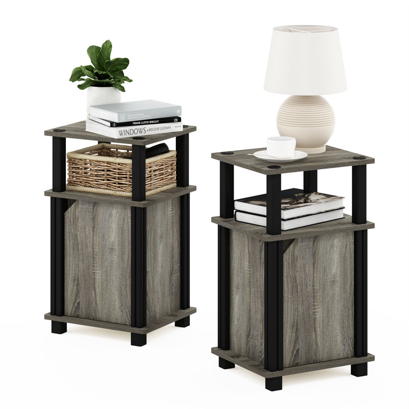 Dontaz Side Table Set, French Oak