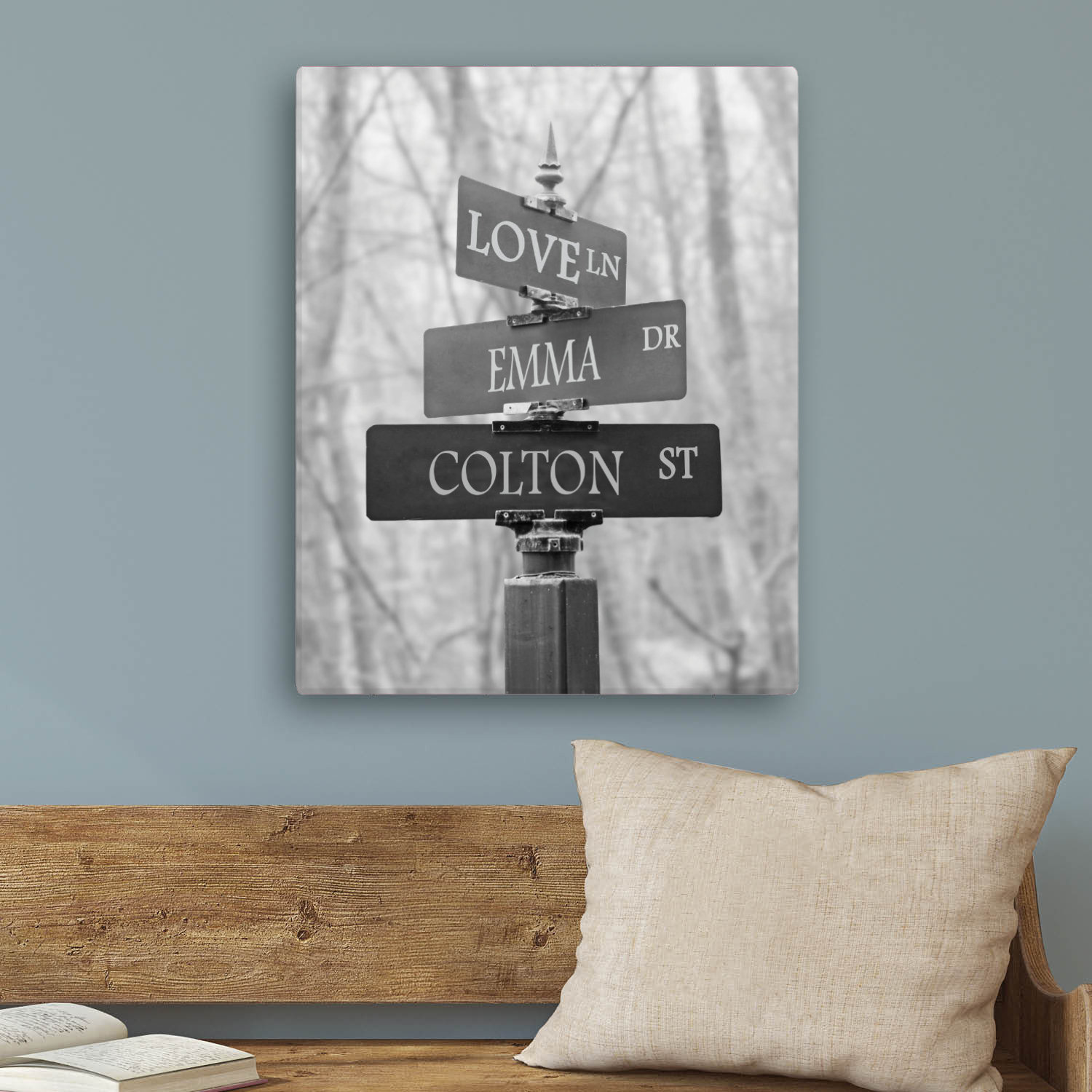 Personalized Kitchen Best of Times Large Farmhouse Canvas not