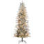 Arbre de Noël artificiel haute 7,5 pi HOMcom avec 850 branches floquées par la neige, 350 lumières claires jaunes chaudes, ouverture automatique, ampoule supplémentaire-666237057-666237063