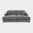 86.5'' Upholstered Sofa-1282444870