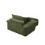 Ensemble de canapé-lit surdimensionné de 47 po et demi avec siège profond et repose-pieds mobile à 2 couches, canapé-lit Cloud avec méridienne, canapé-lit modulaire 1 place-365356943