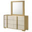 Commode 6 tiroirs avec miroir Mar Miami