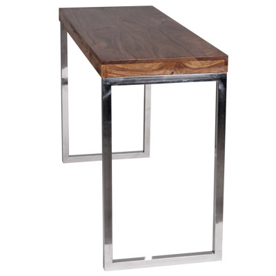 Guna 120cm Solid Wood Top Console Table