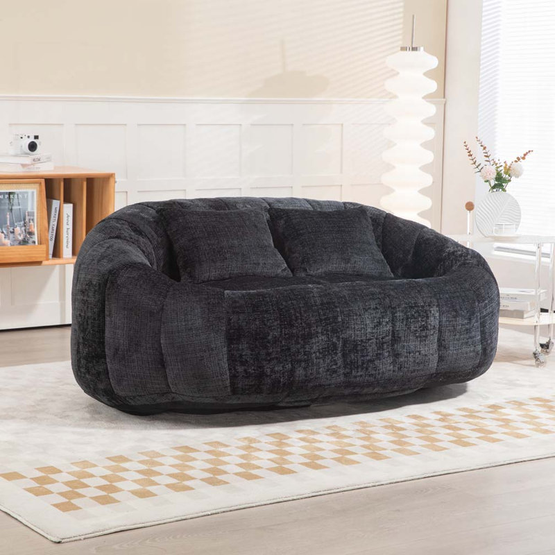Canapé en chenille, Beige