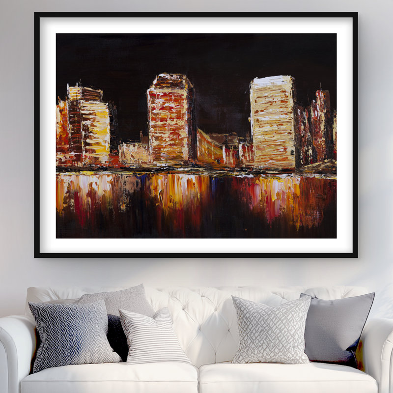Paysage urbain texturé aux couleurs de la terre - villes industrielles
