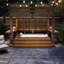 Arefa 3.09m X 2.74m Wood Pergola