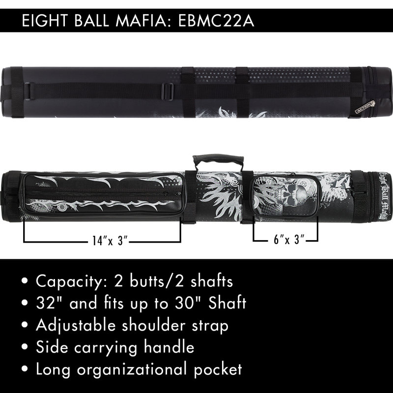 Eight Ball Mafia Case, Skull and Flames