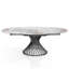 Daely Extendable Oval Metal Base Dining Table-607374609