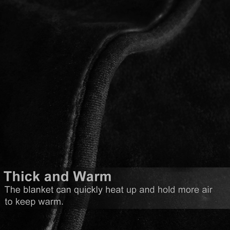 Ketterman Plain Weave / Muslin Blanket, Black
