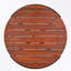 Table basse ronde d'extérieur avec pieds croisés