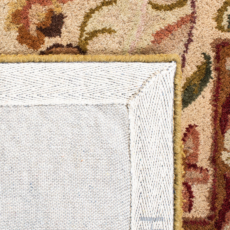 Tapis oriental en laine touffeté à la main Alg, Rectangle 2 pi 3 po x 4 pi