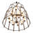 18 - Light Dimmable Geometric Chandelier