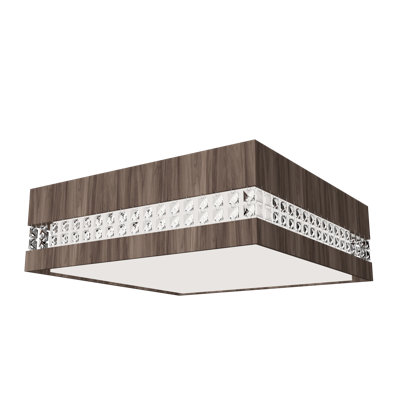 Cristais 1 - Light LED Flush Mount