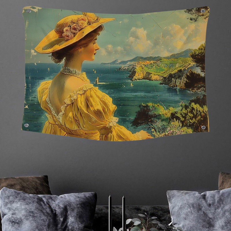 Tapisserie en microfibre, H 50 po x l 60 po