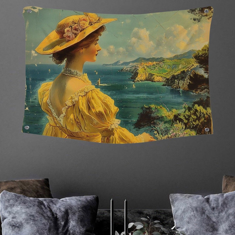 Tapisserie en microfibre, H 68 po x l 80 po
