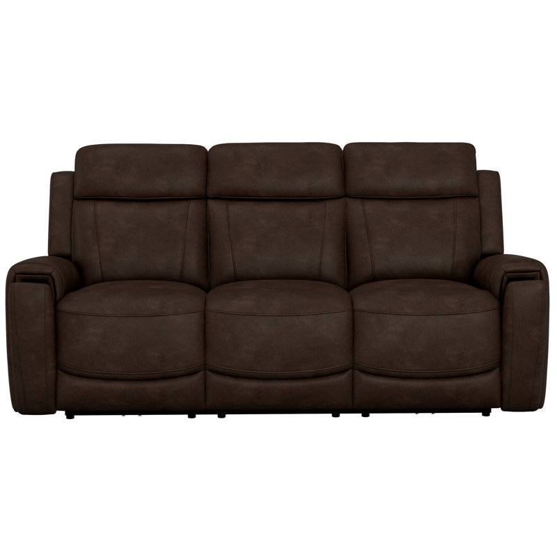 Espresso Power Recline Sofa