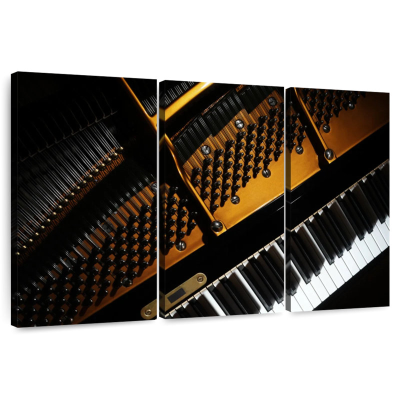 Abarca Inside The Piano, 48" H x 74" W
