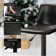 Halima Swivel Upholstered Adjustable Height Counter Stool with Metal Frame
