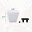 Ensemble de 2 pots à fleurs avec réservoir-882521625
