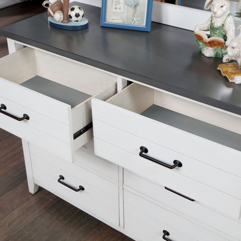 Commode double à 6 tiroirs Kaid