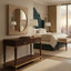 Miroir mural carré en rotin - Lumière par Stanley Furniture-122481396