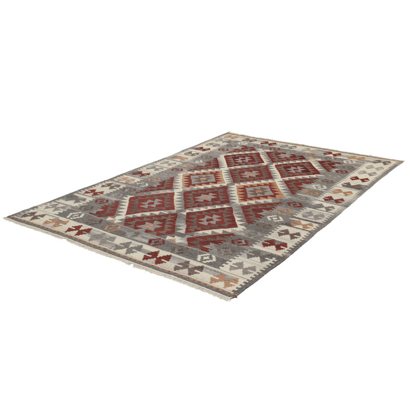 Shuler Ikat Hand Woven 20cm X 140cm Area Rug