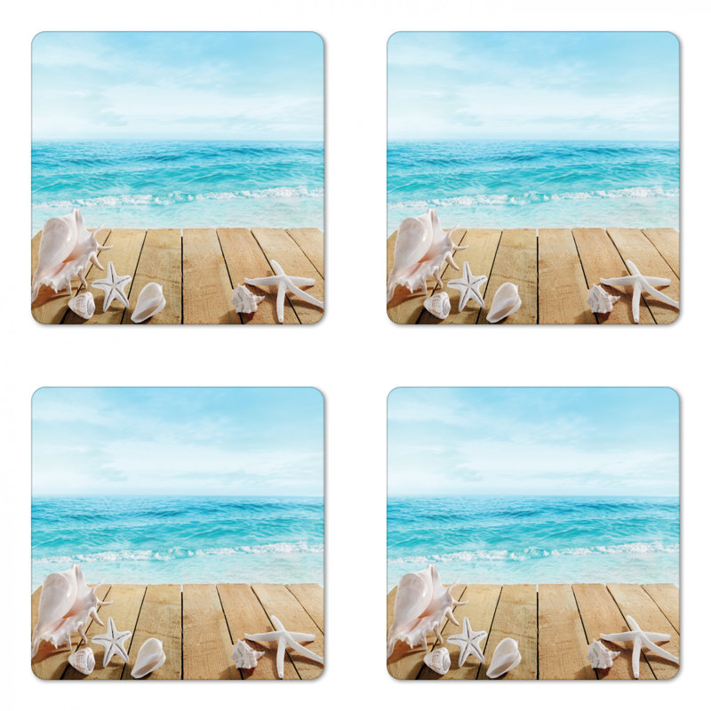 Square 4 Piece Coaster Set