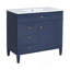 Meuble-lavabo 36 po avec armoire à pharmacie, armoire de rangement moderne avec 2 portes à fermeture douce et meuble-lavabo simple-2083584699-2083584698