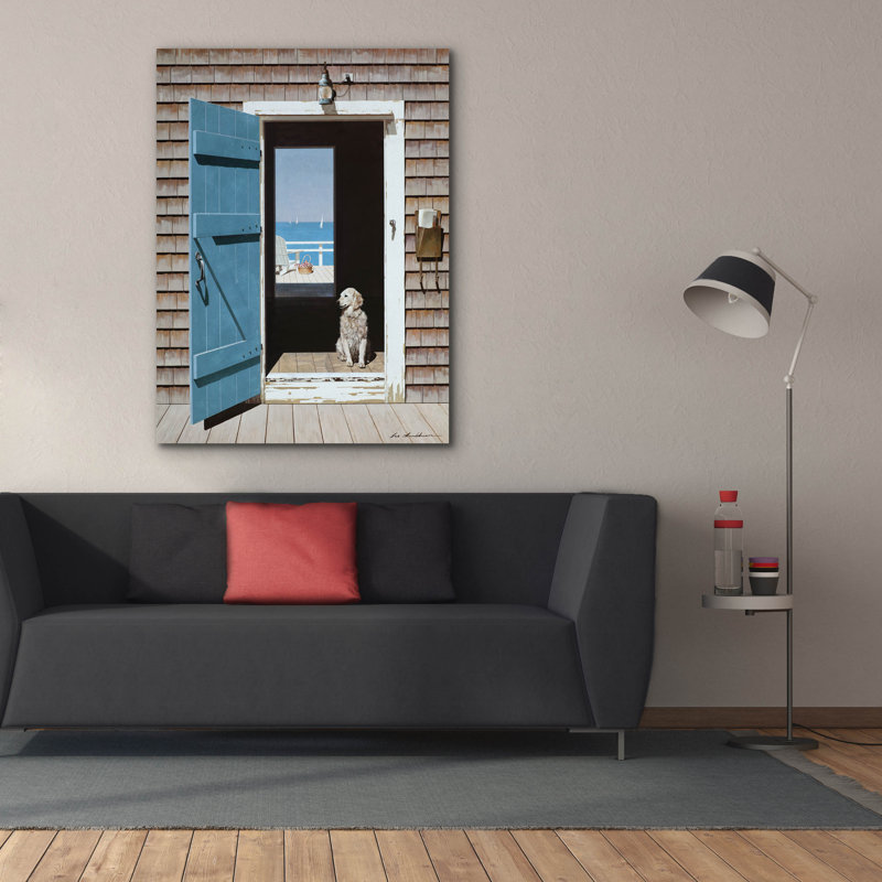 «Ocean Breath» par Zhen-Huan Lu, art mural sur toile, H 54 po x l 40 po x P 1,5 po