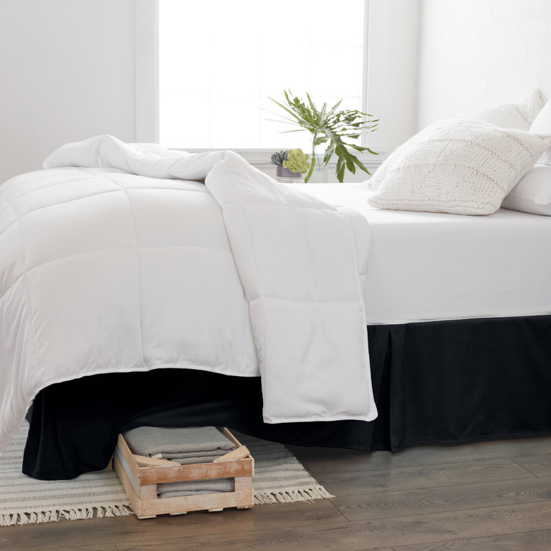 Jupe de lit Becky Cameron™ de 14 po, Noir, Simple
