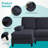 Boneless 4-Seater U-Shaped Sectional Sofa Couches for Living Room-1527125833