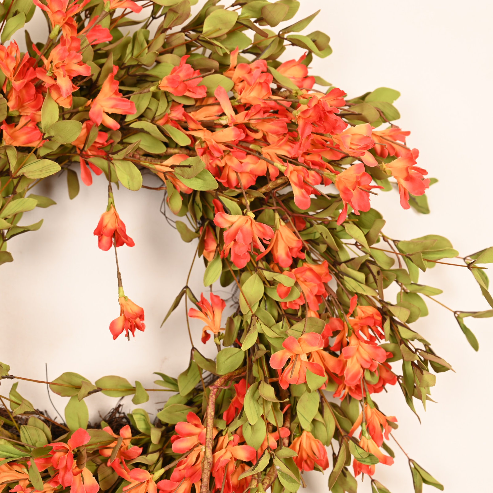 24" Handcrafted Forsythia No Holiday Wreath