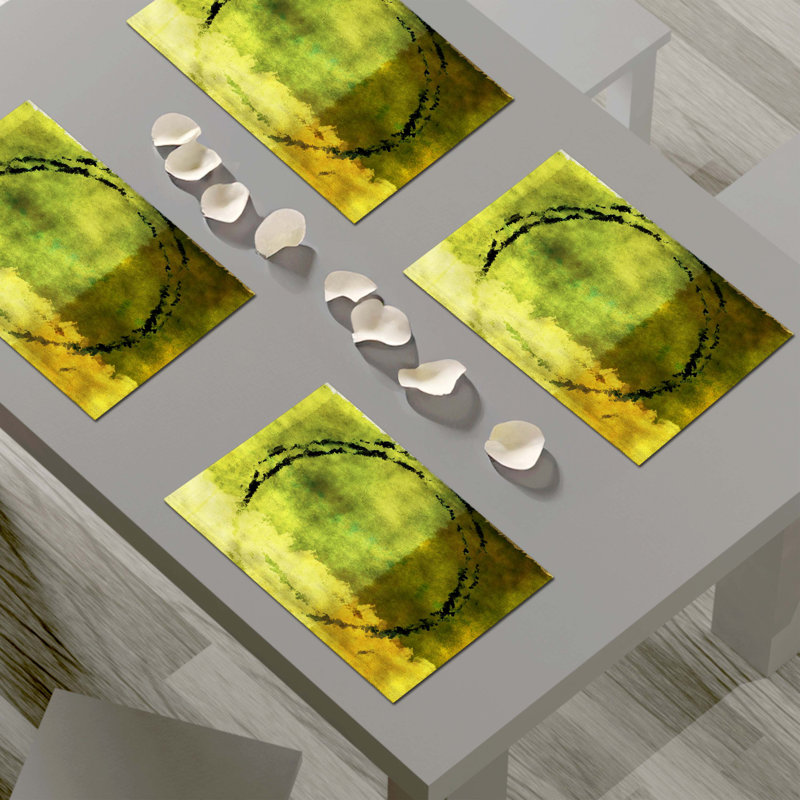 Napperon abstrait en polyester