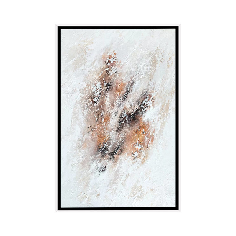 Snow Storm - Print on Canvas, White Framed, 66.04 cm H x 45.72 cm W