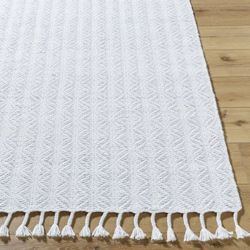 Tapis tissé à la main Bhaktivinod, Rectangle 6 pi x 9 pi