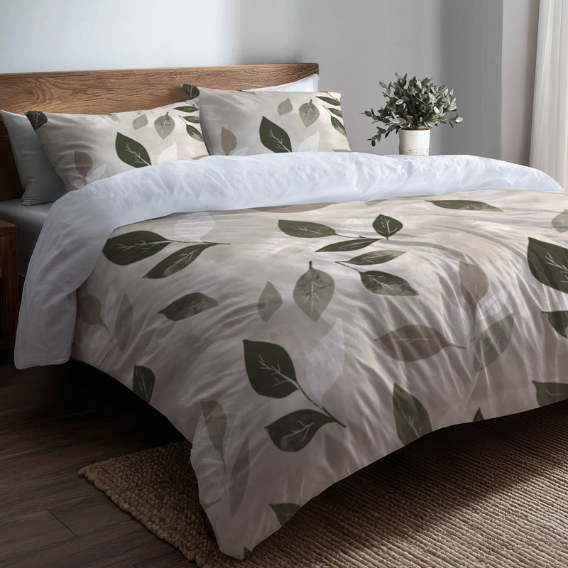 Ensemble de literie 6 pièces Floral, Queen Comforter + 3 Additional Pieces