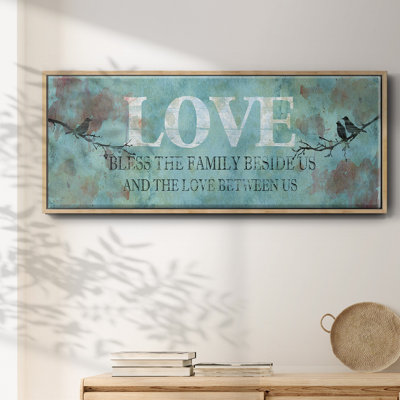 Amour entre nous - toile encadrée
