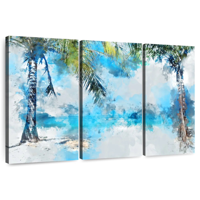 Éclaboussure tropicale Gillard, H 28 po x l 45 po