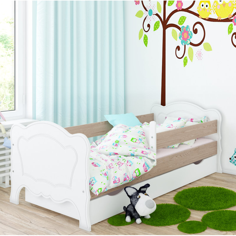 Lawson Cabin Bed with Storage Included, Oak, European Toddler (80 x 180 cm)