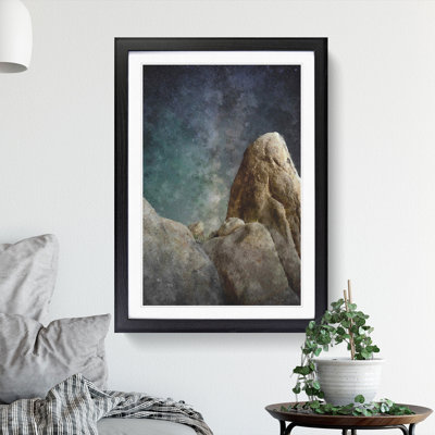 Rock Formation in California - Picture Frame Painting