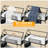 Duo Bunk Bed Twin Over Twin with Drawers,Hall Tree and Guardrail, Space Saving, No Box Spring Needed-925824246