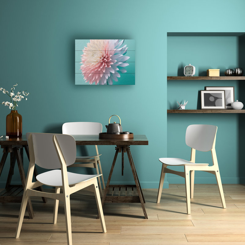 Incado Pink Bliss Wood Slat Art, H 18 po x l 22 po
