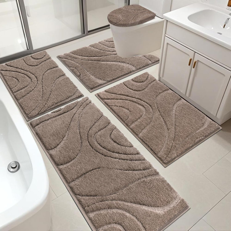 Bathroom Carpet Set 5-piece Set
