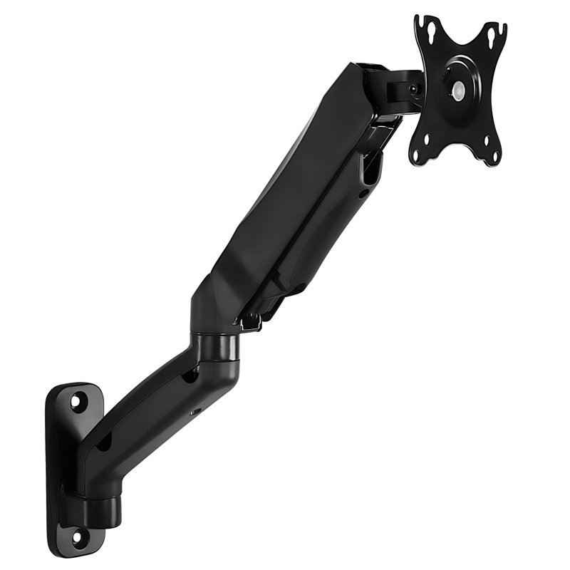 Black Adjustable Full Motion Wall Mount Monitor Arm