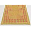 Tapis intérieur en laine rouge/orange/vert 3 pi 2 po x 5 pi 2 po one-of-kind à la main-noué la new age rouille Elland